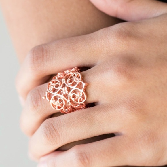 Victorian Valor- Rose Gold Ring - Picture 2 of 4